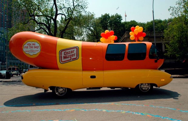 The Oscar Mayer Wienermobile will be in Clarksville tomorrow!